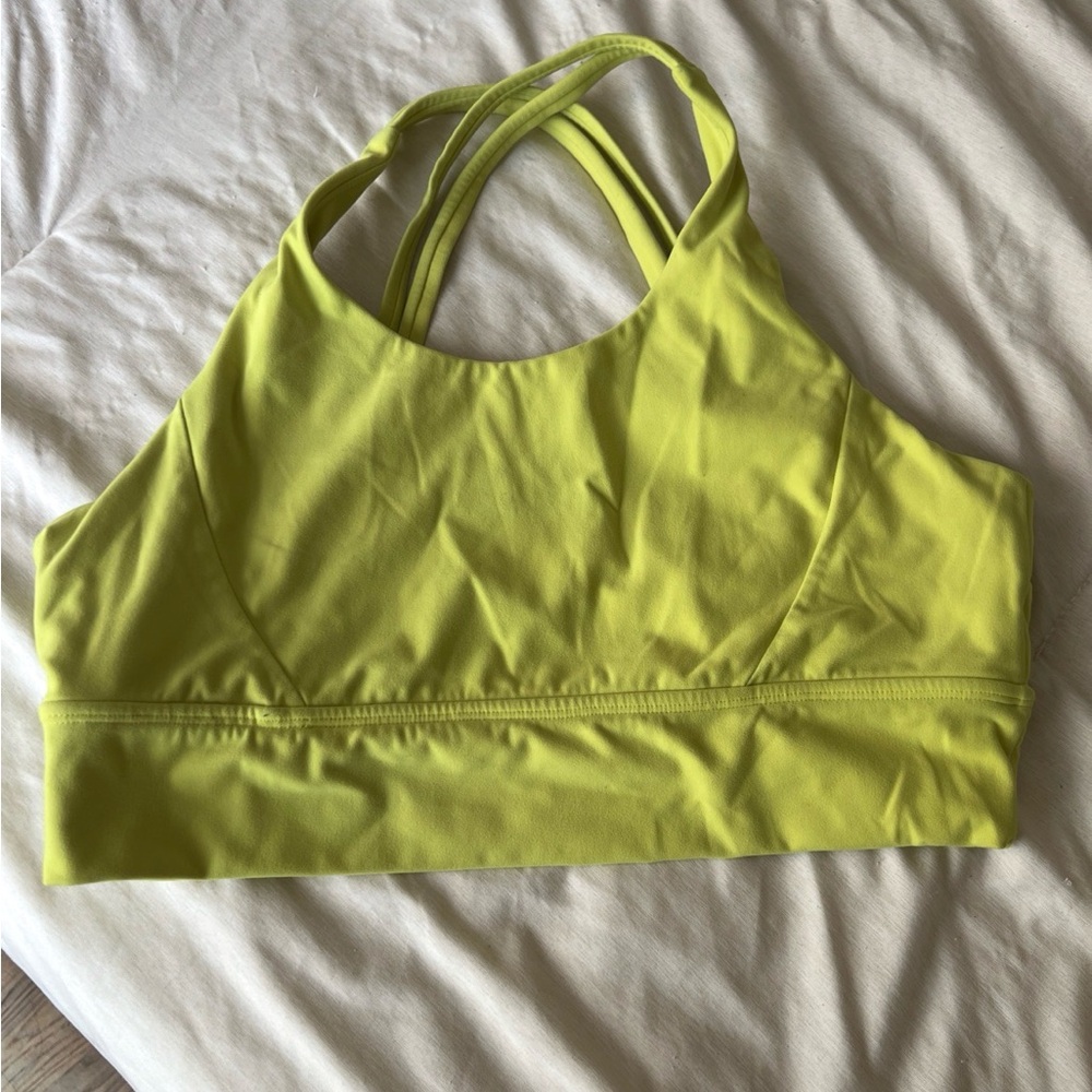 BuffBunny Lime Green Sports Bra